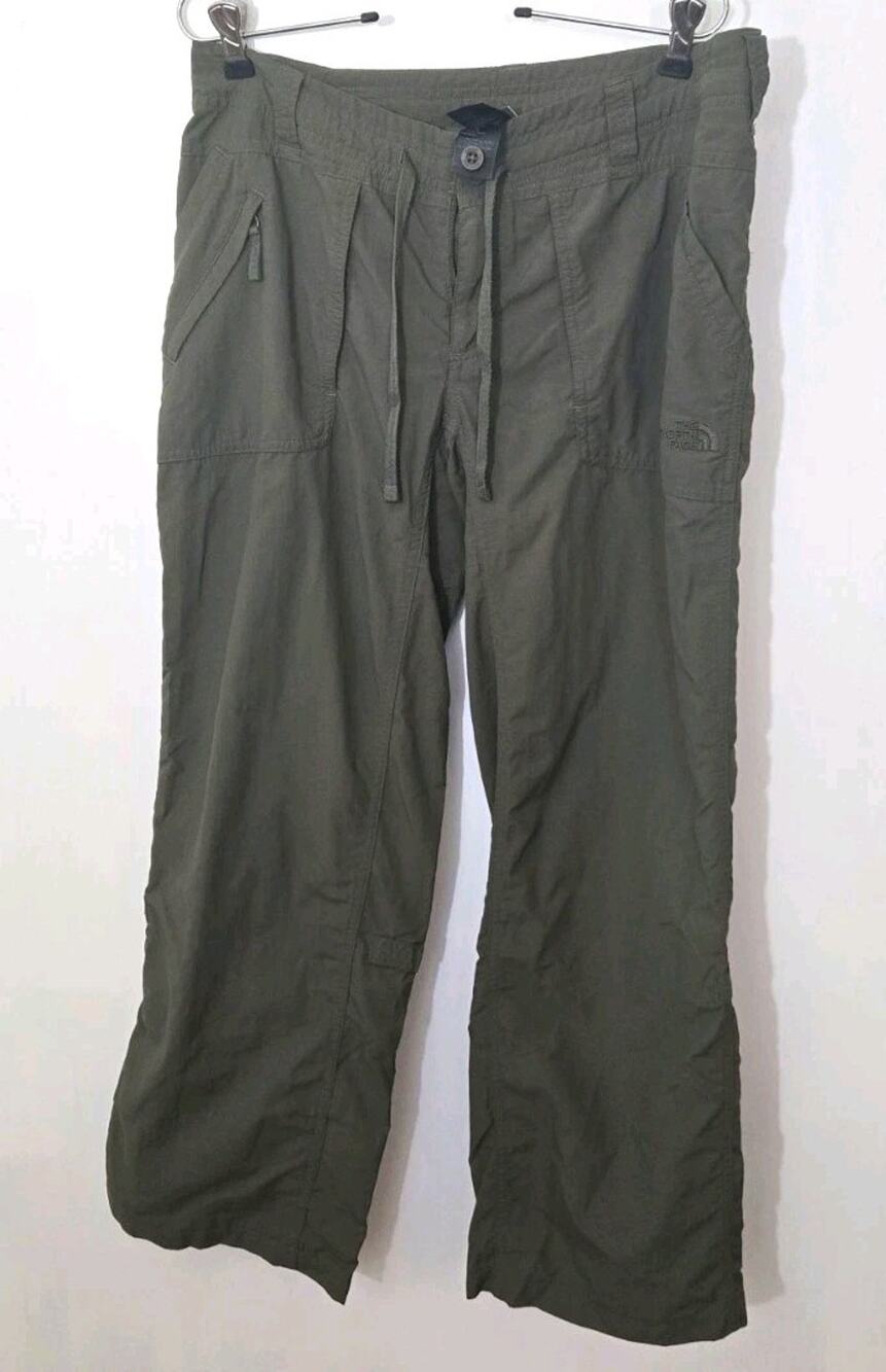 The North Face Horizon military Green Ripstop Nylon Cargo Pants 8 gorpcore camp